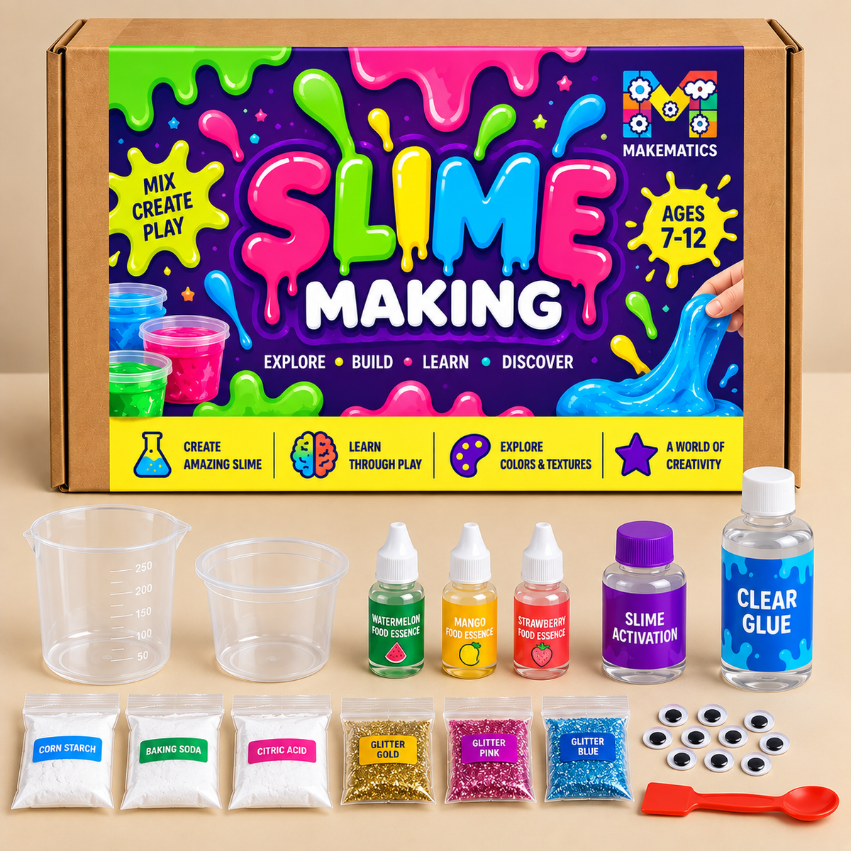 Slime Making DIY STEM Kit for Kids | Fun Science Experiment